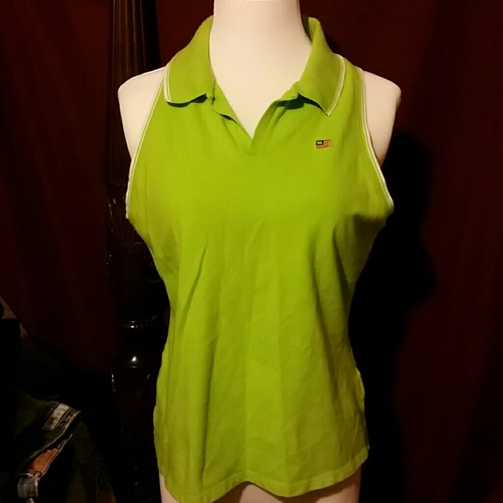 Polo Razor Back Tank - Picture 2 of 4